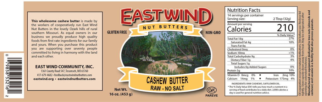 Cashew Butter- 2 Ingredients