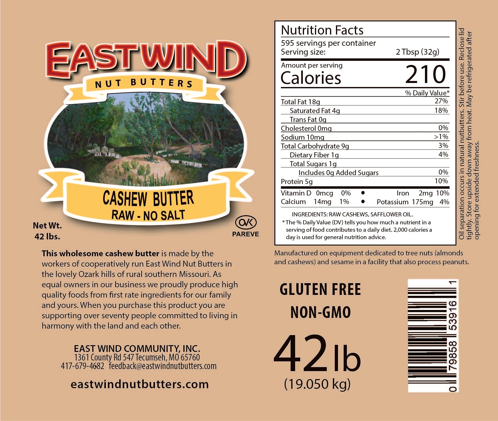 Cashew Butter- 2 Ingredients