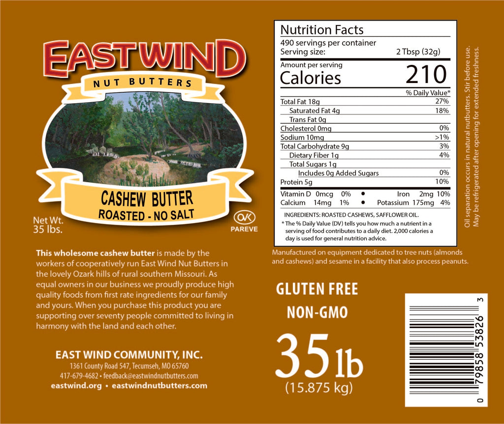 Cashew Butter- 2 Ingredients