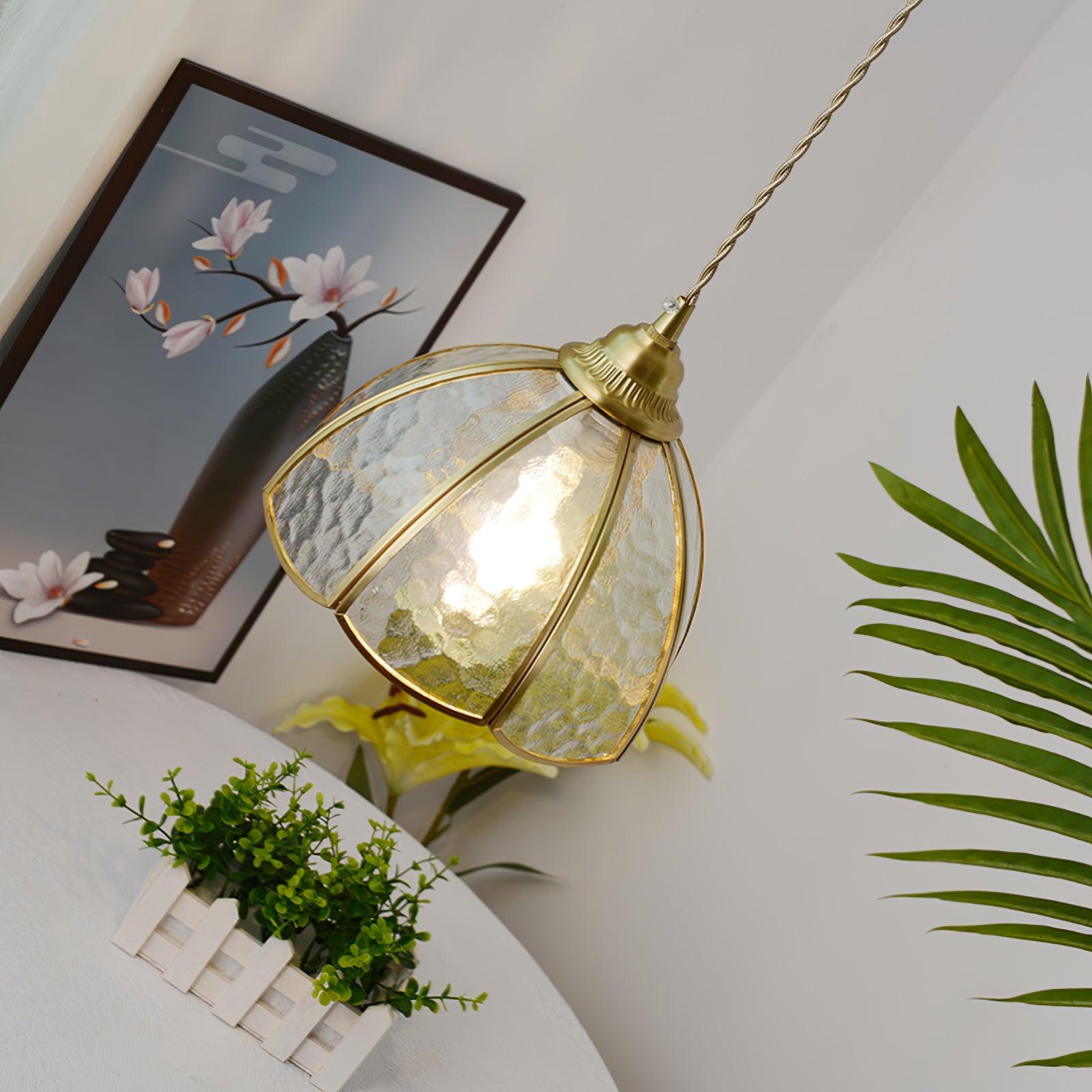 Colorful Stained Glass Pendant Light