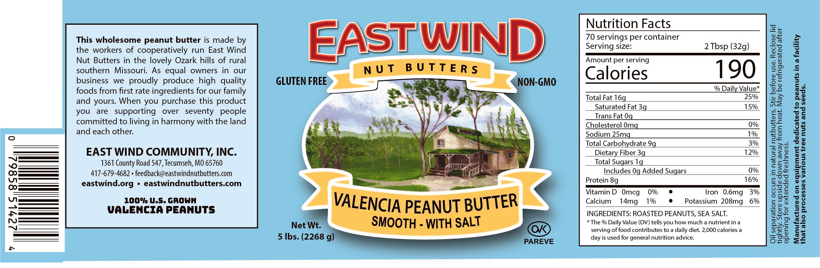 Valencia Peanut Butter- 2 Ingredients or less