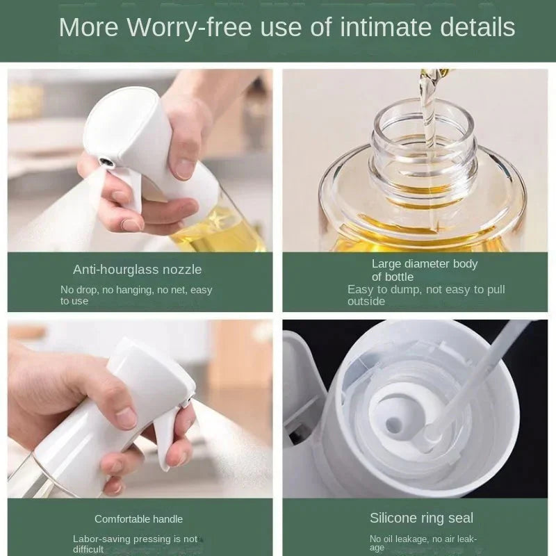 Spray Oil Sprayer Dispenser Bottle Kitchen Oils Spray