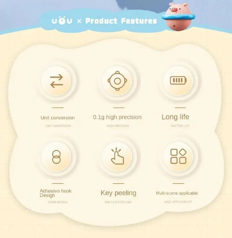 Kawaii Animal Kitchen Scales