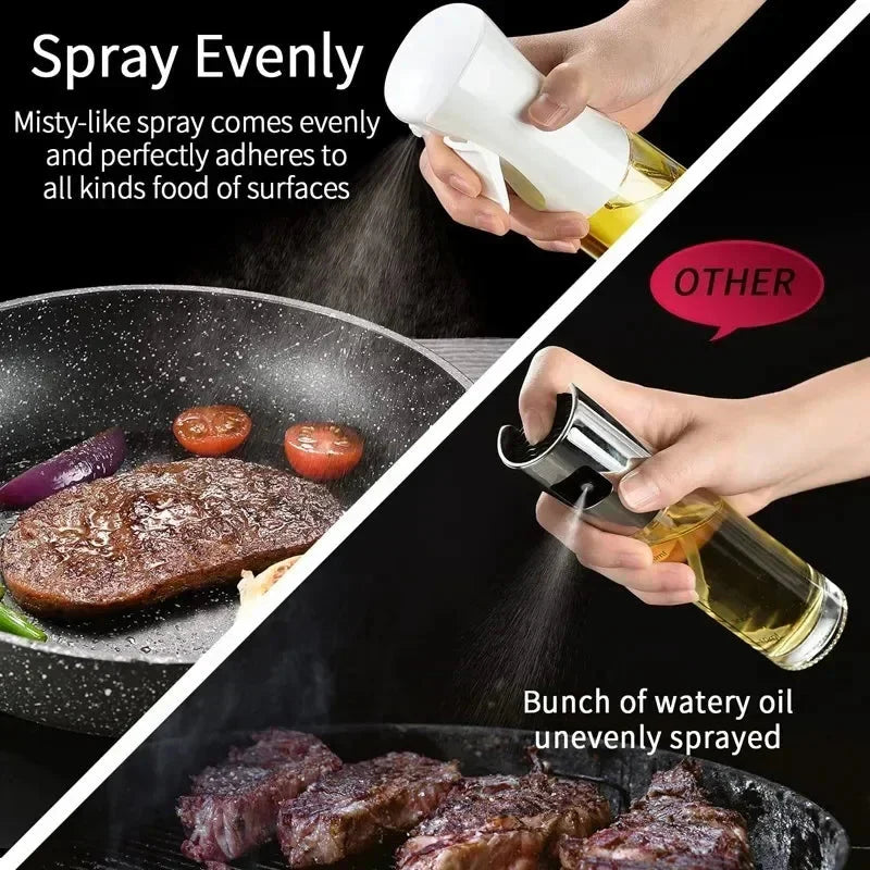 Spray Oil Sprayer Dispenser Bottle Kitchen Oils Spray