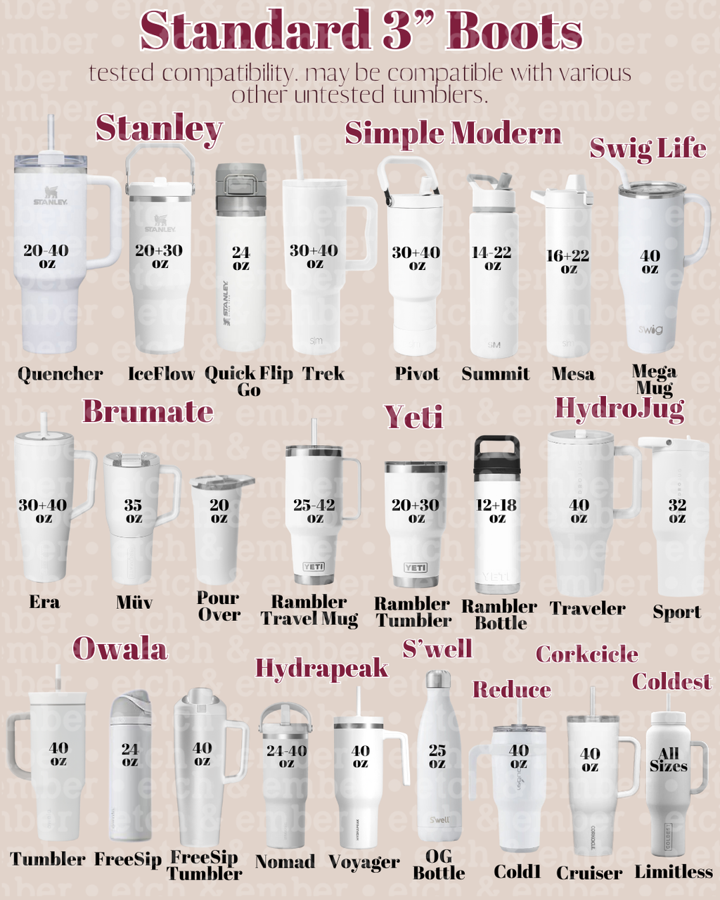 Stanley Cup Boot – DARK MAUVE Waffle Boots™