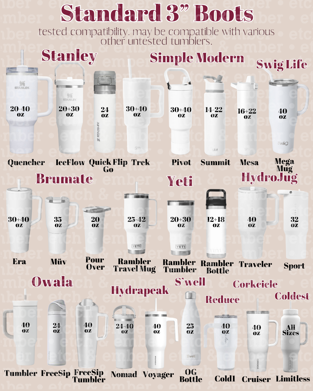 Stanley Cup Boot – DARK MAUVE Waffle Boots™