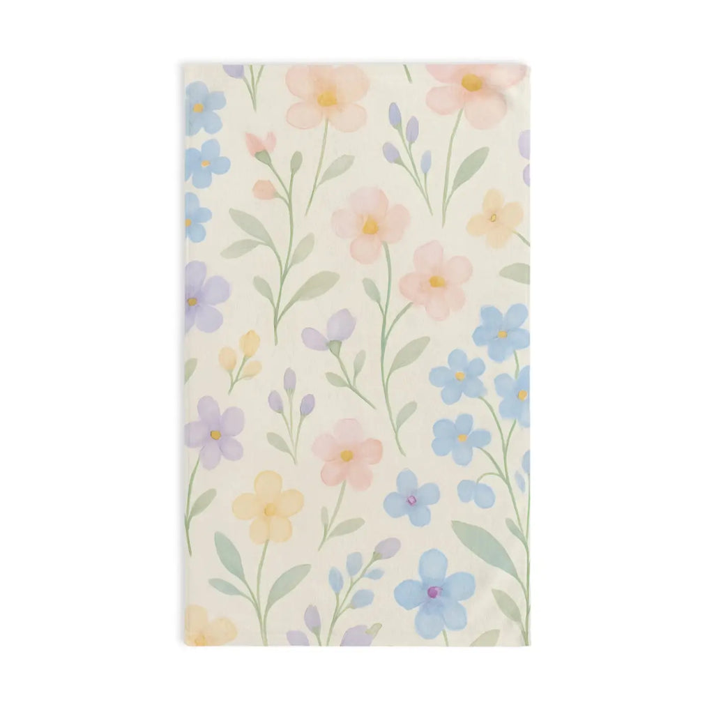 Premium Floral Hand Towel - Pastel Kitchen Charm - Dipaliz