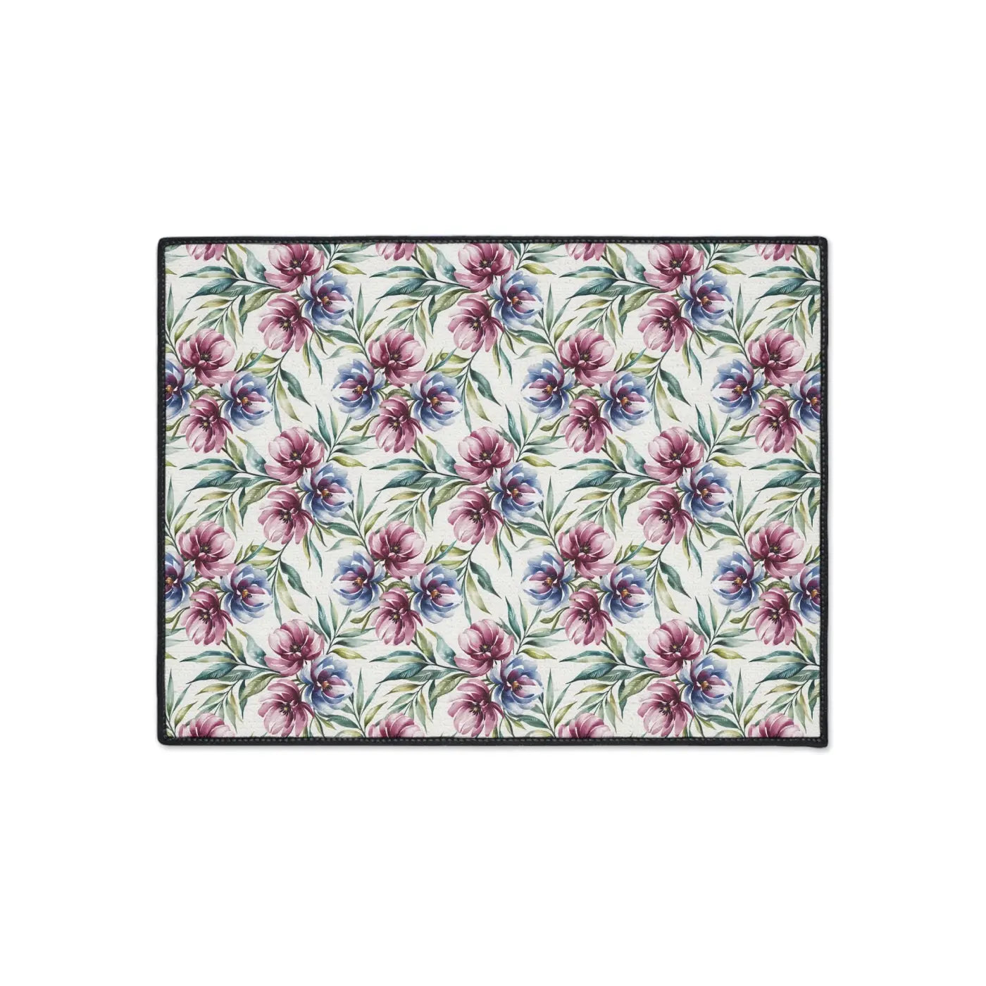 Floral Heavy Duty Floor Mat - Slip Resistant Kitchen - Dipaliz