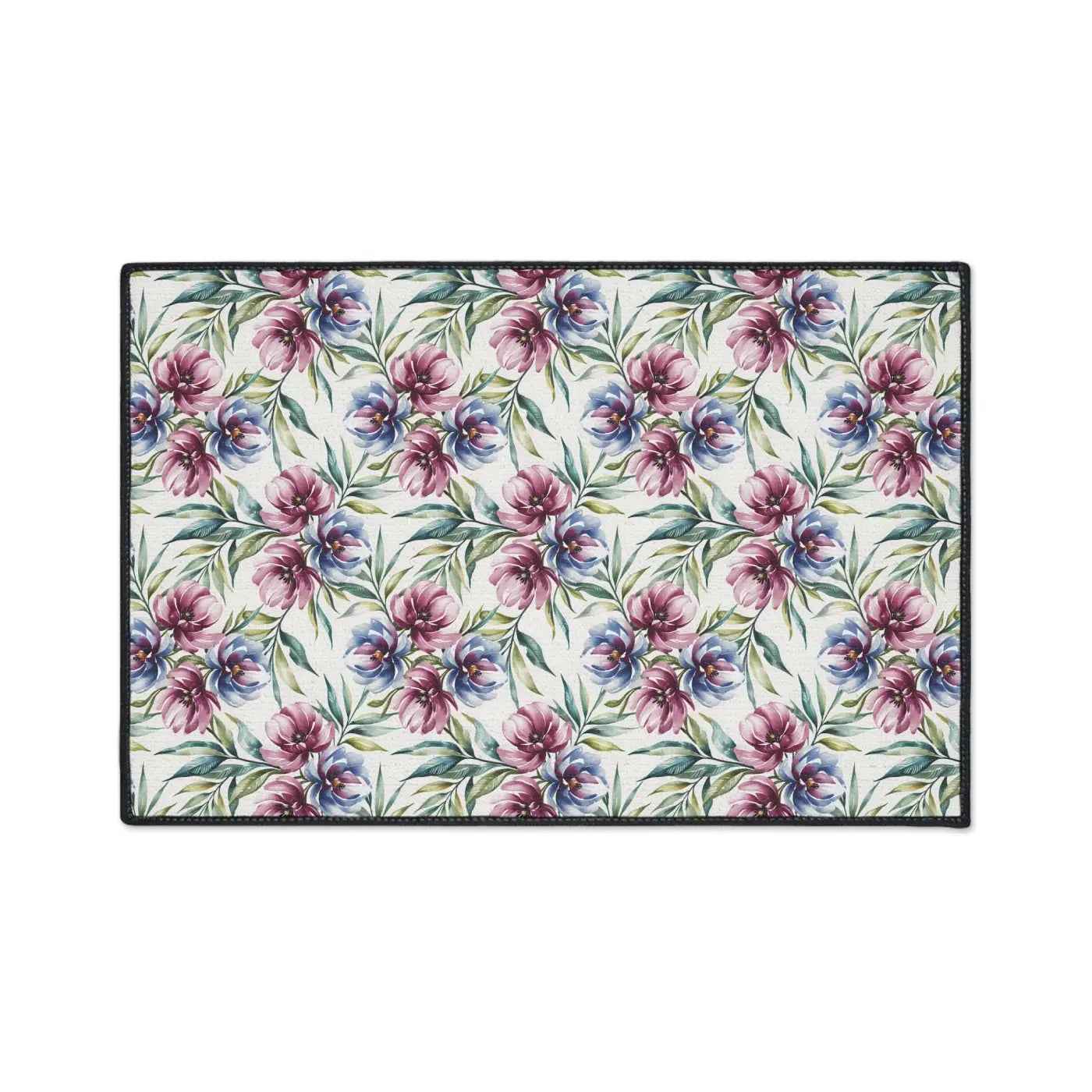 Floral Heavy Duty Floor Mat - Slip Resistant Kitchen - Dipaliz