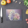 Floral Purple Cutting Board - Flowers Pink Kitchen - Dipaliz