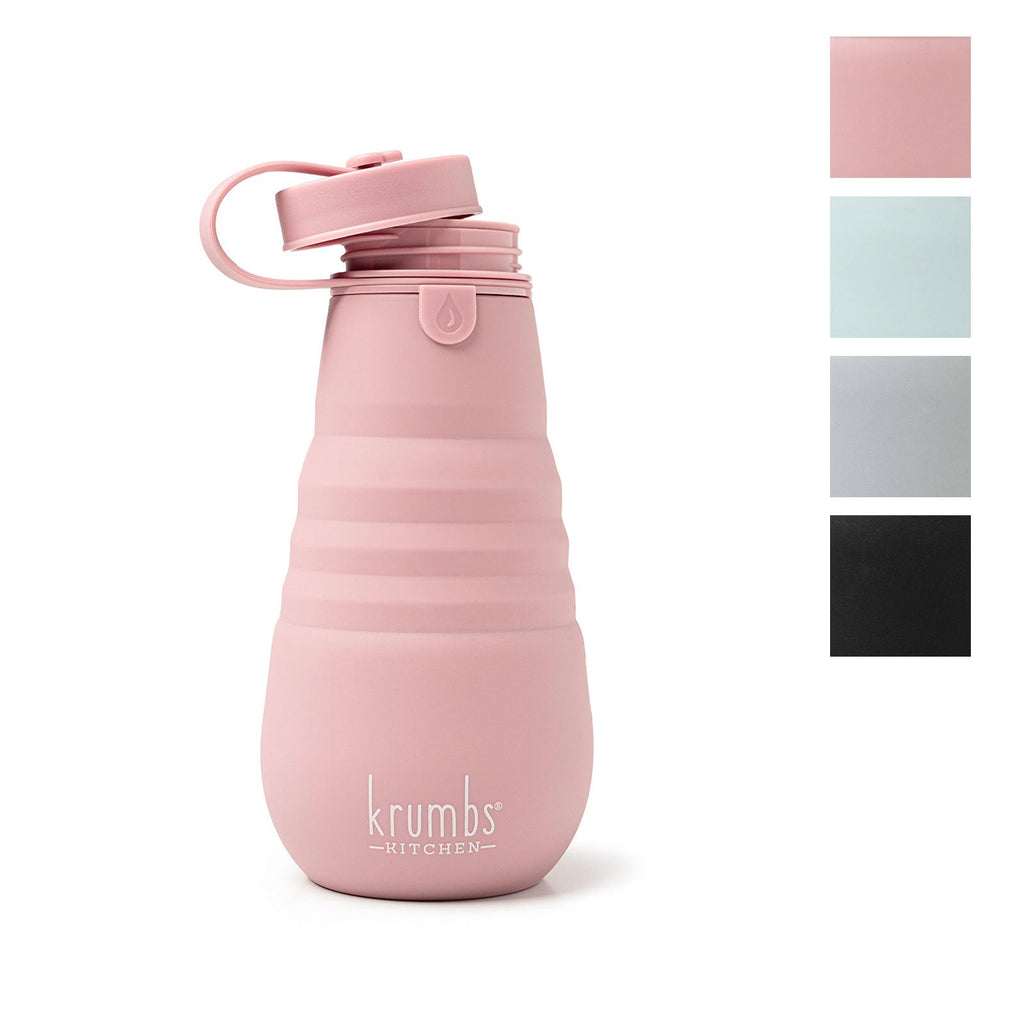 Krumbs Kitchen® Collapsible Silicone Water Bottle