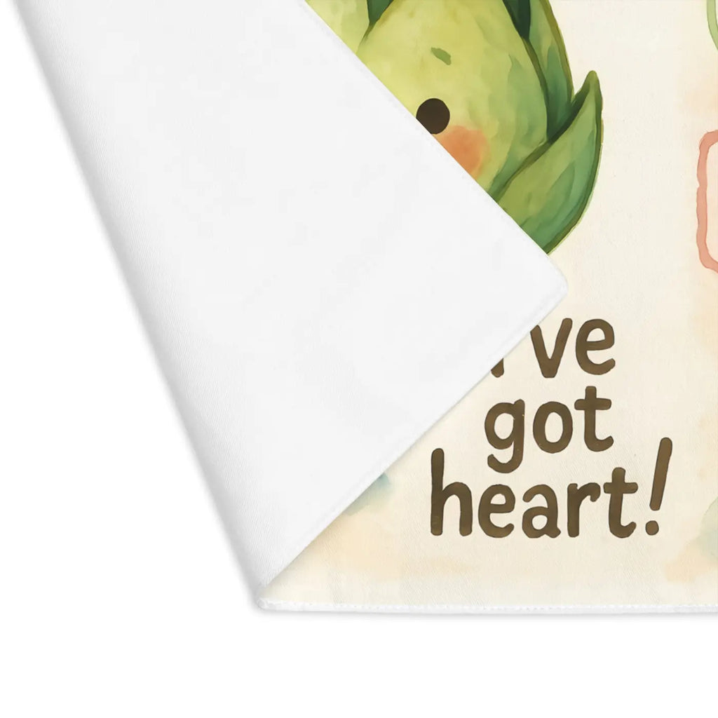 Whimsical Artichoke Placemat - Cotton Cute Kitchen Decor - Dipaliz